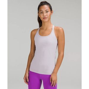 Lululemon White Ebb to Street Tank Top